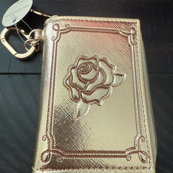 Bath & Body Works Handbags - NWT Bath & Body Works Princess Collection Belle Gold Wallet/Coin Purse Limited